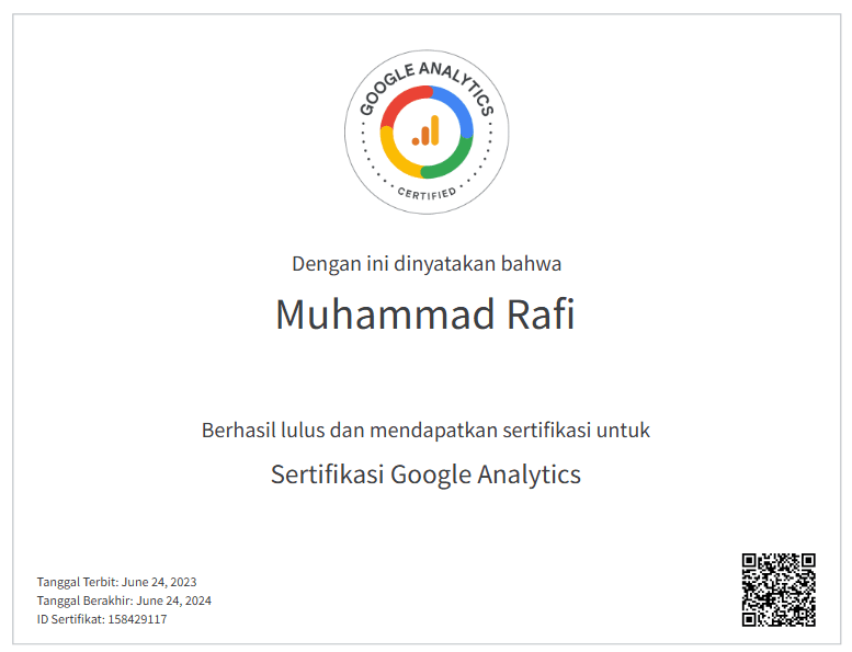 Google Data Analytics Certificate